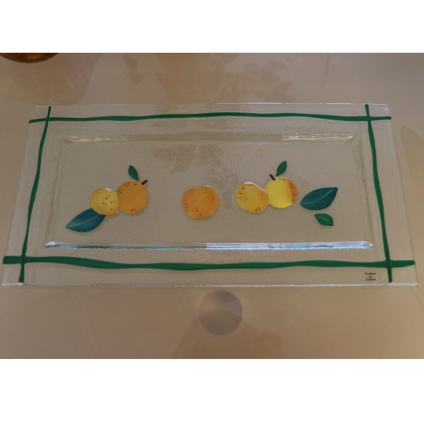 mirabelle plat cake en verre