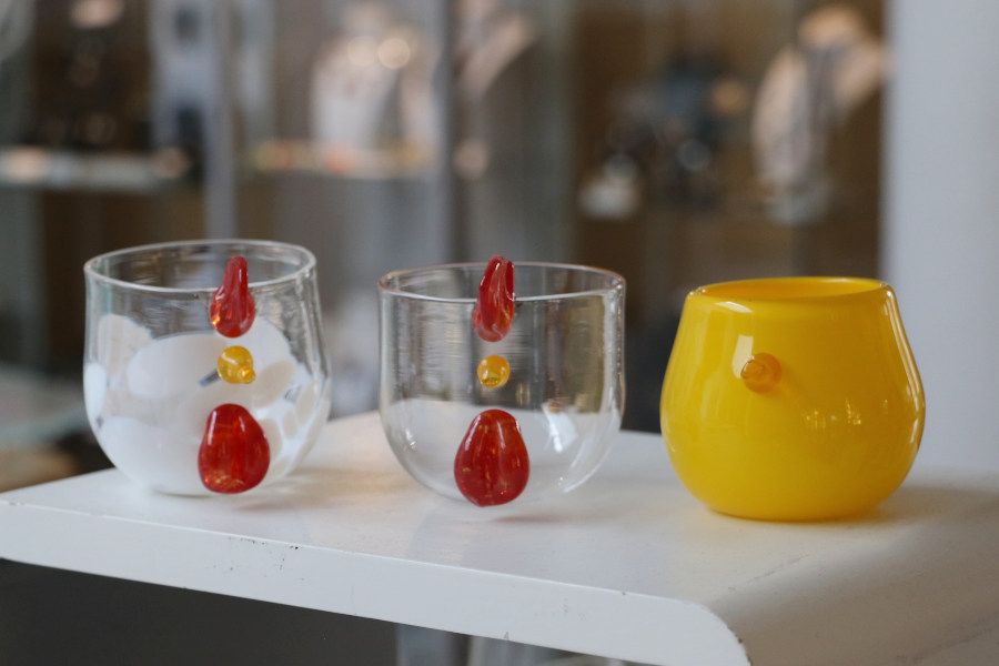 binary comment coupelle poisson en verre turquoise collection paques