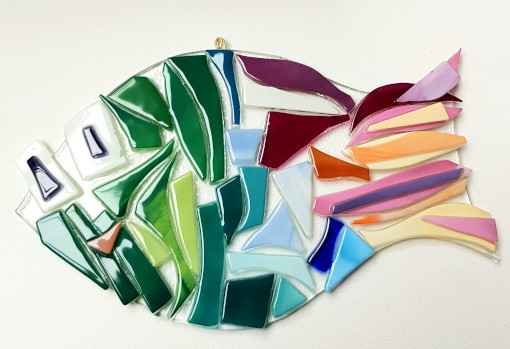 animation paques poisson fusing poisson en verre fusing animation pour les enfants et familles pour paques au Cerfav Vannes-le-Châtel